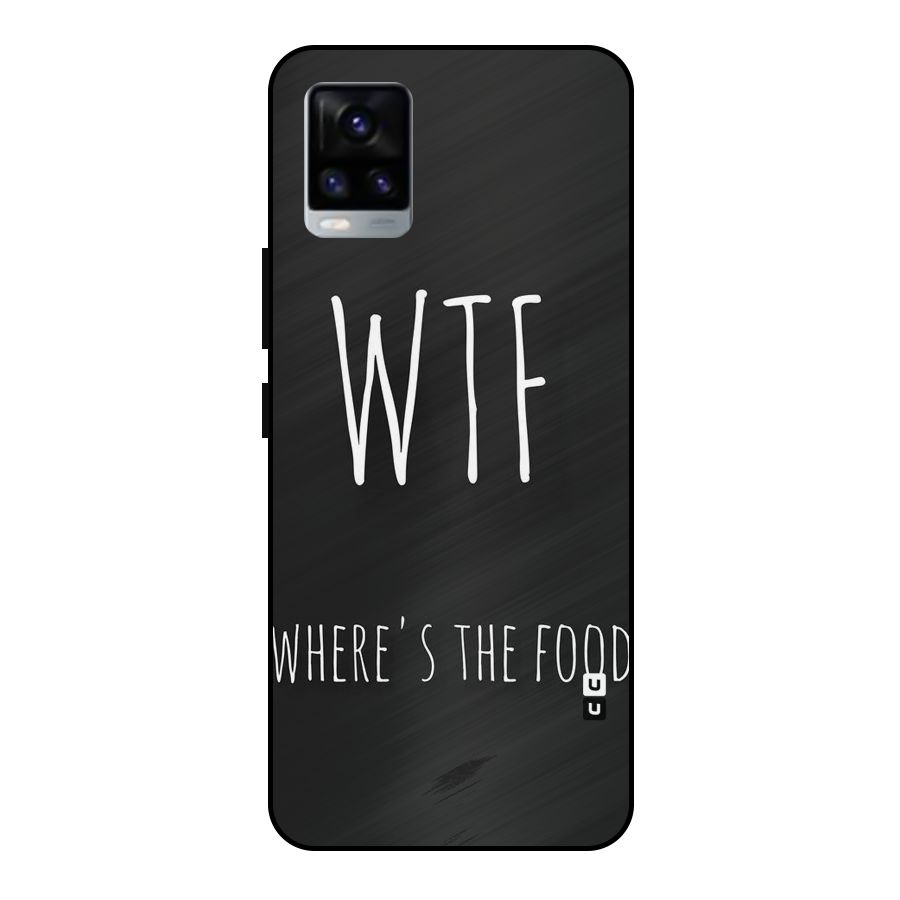 Where The Food Metal Back Case for Vivo V20 2021