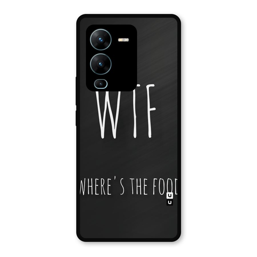 Where The Food Metal Back Case for Vivo V25 Pro