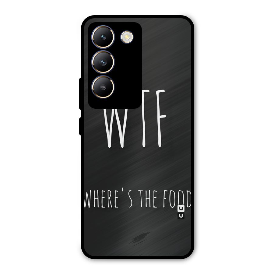 Where The Food Metal Back Case for Vivo Y200e