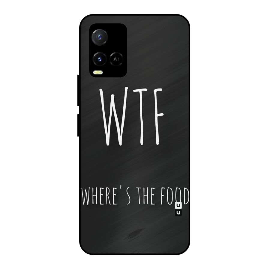 Where The Food Metal Back Case for Vivo Y21A