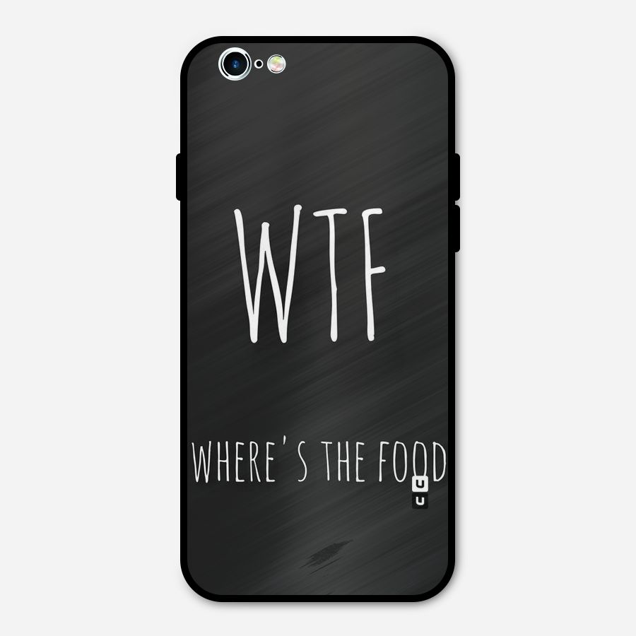 Where The Food Metal Back Case for iPhone 6 6s