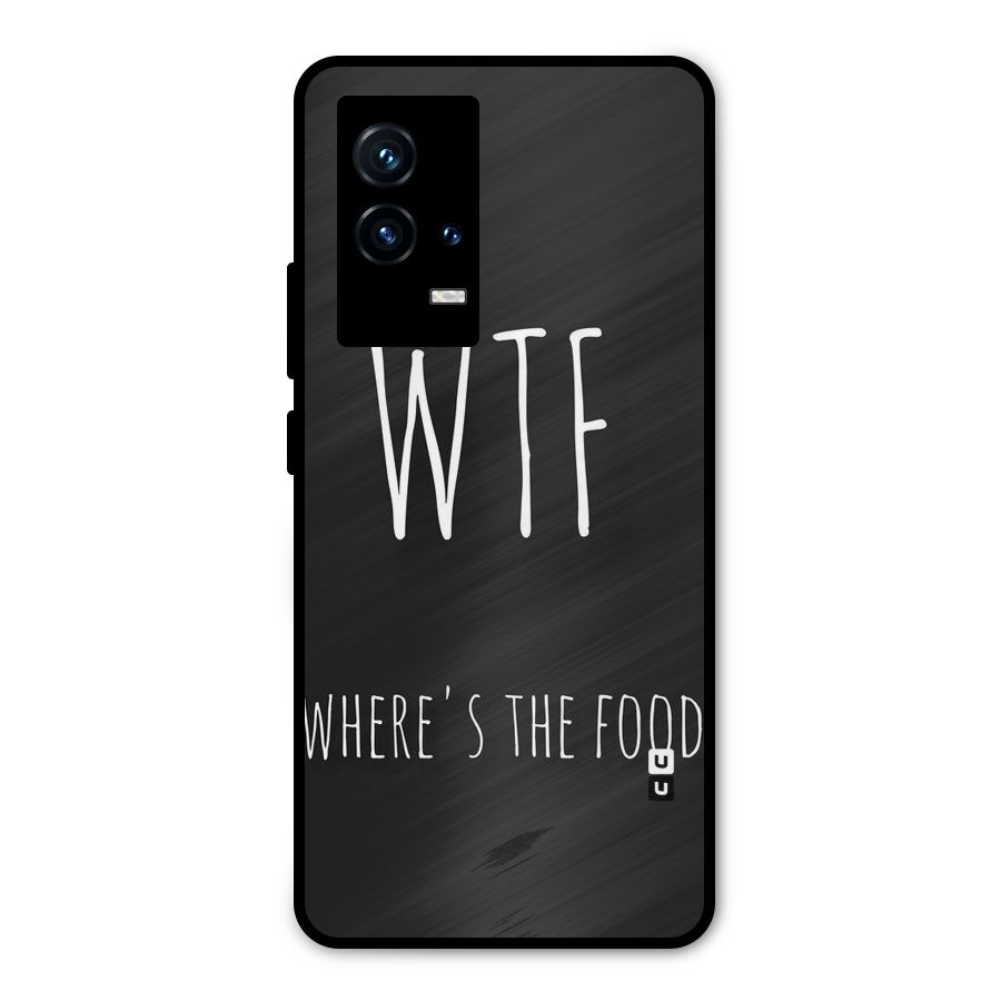 Where The Food Metal Back Case for iQOO 9 5G