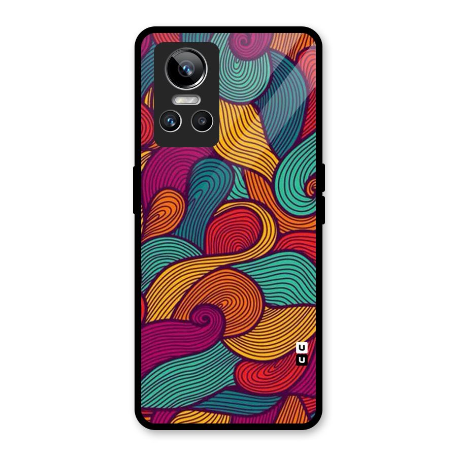 Whimsical Colors Glass Back Case for Realme GT Neo 3