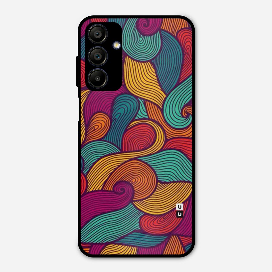 Whimsical Colors Metal Back Case for Galaxy A15 5G