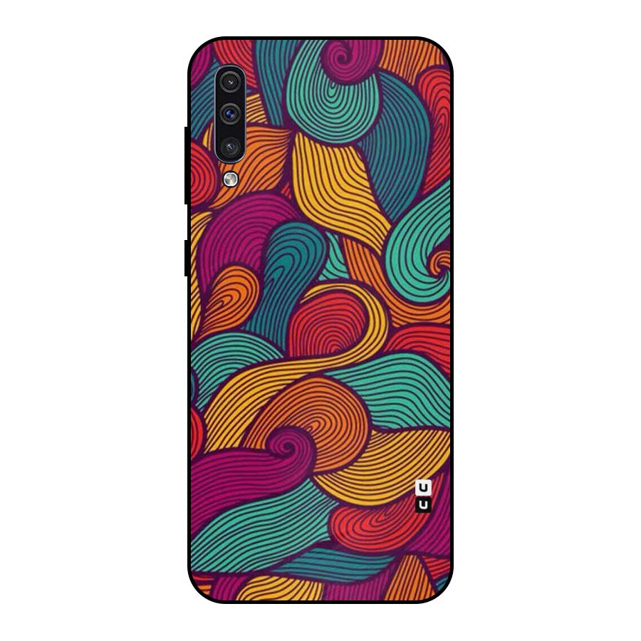Whimsical Colors Metal Back Case for Galaxy A30s