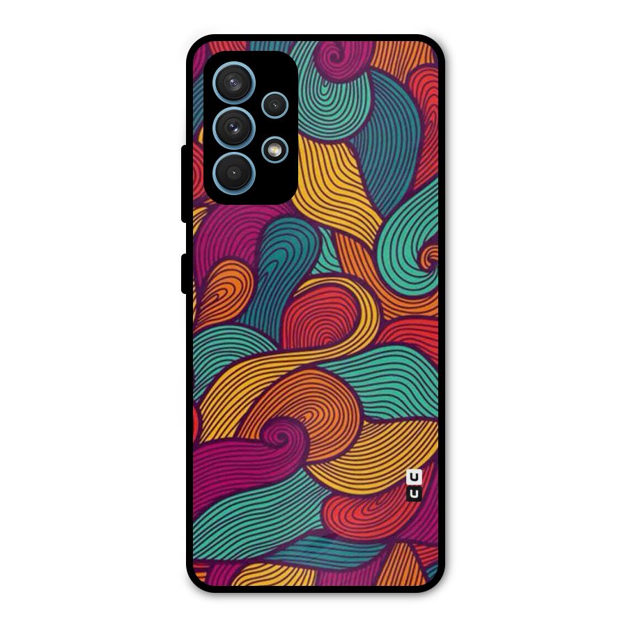 Whimsical Colors Metal Back Case for Galaxy A32