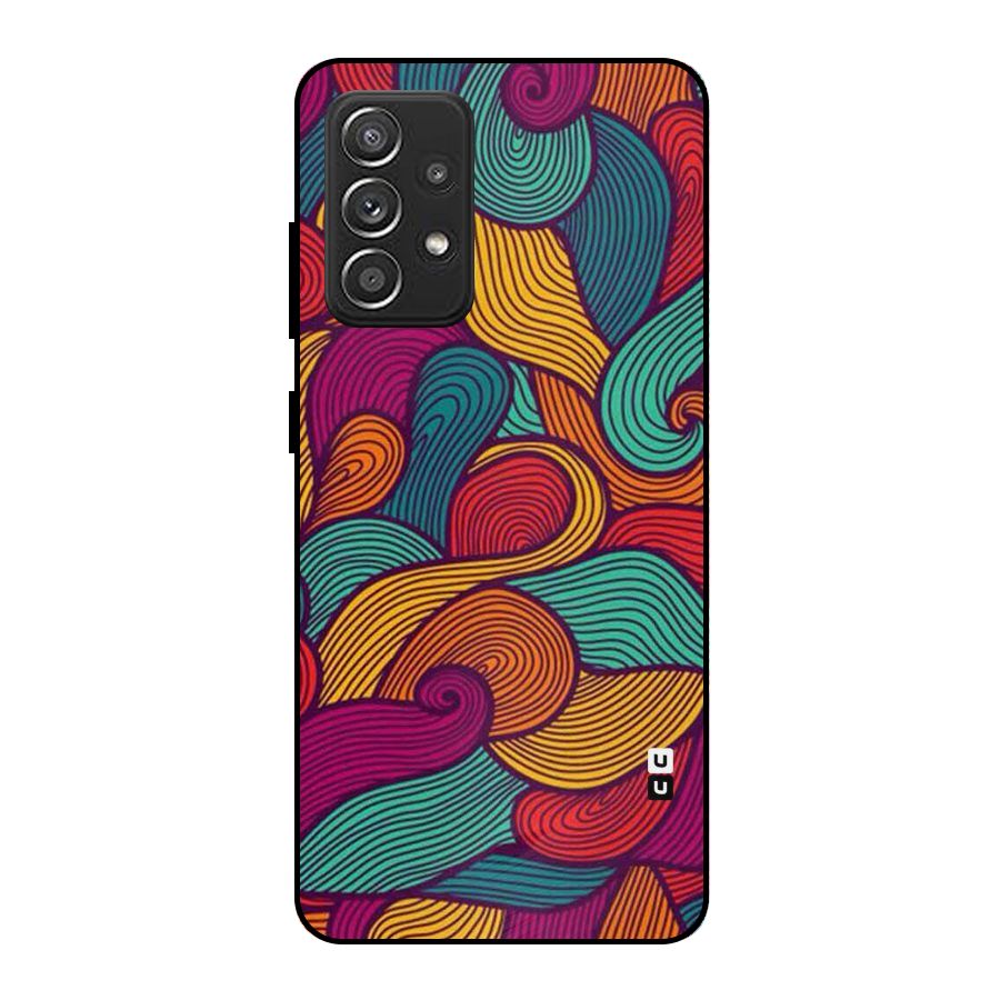 Whimsical Colors Metal Back Case for Galaxy A52s 5G