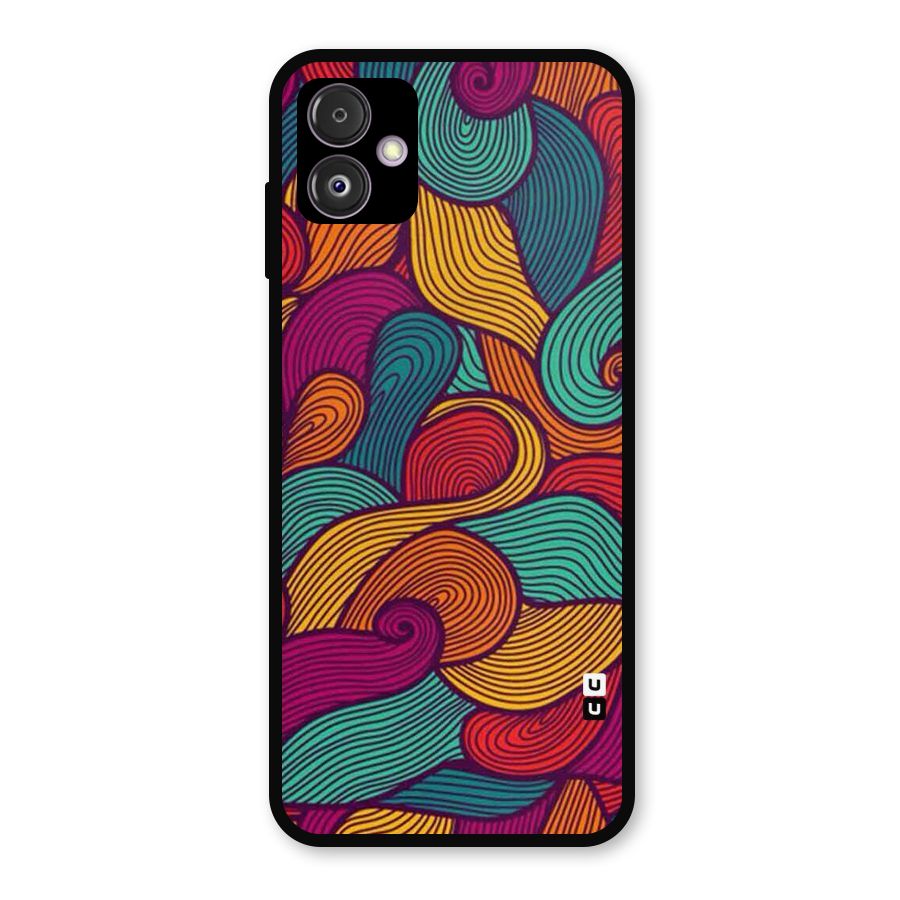 Whimsical Colors Metal Back Case for Galaxy F14