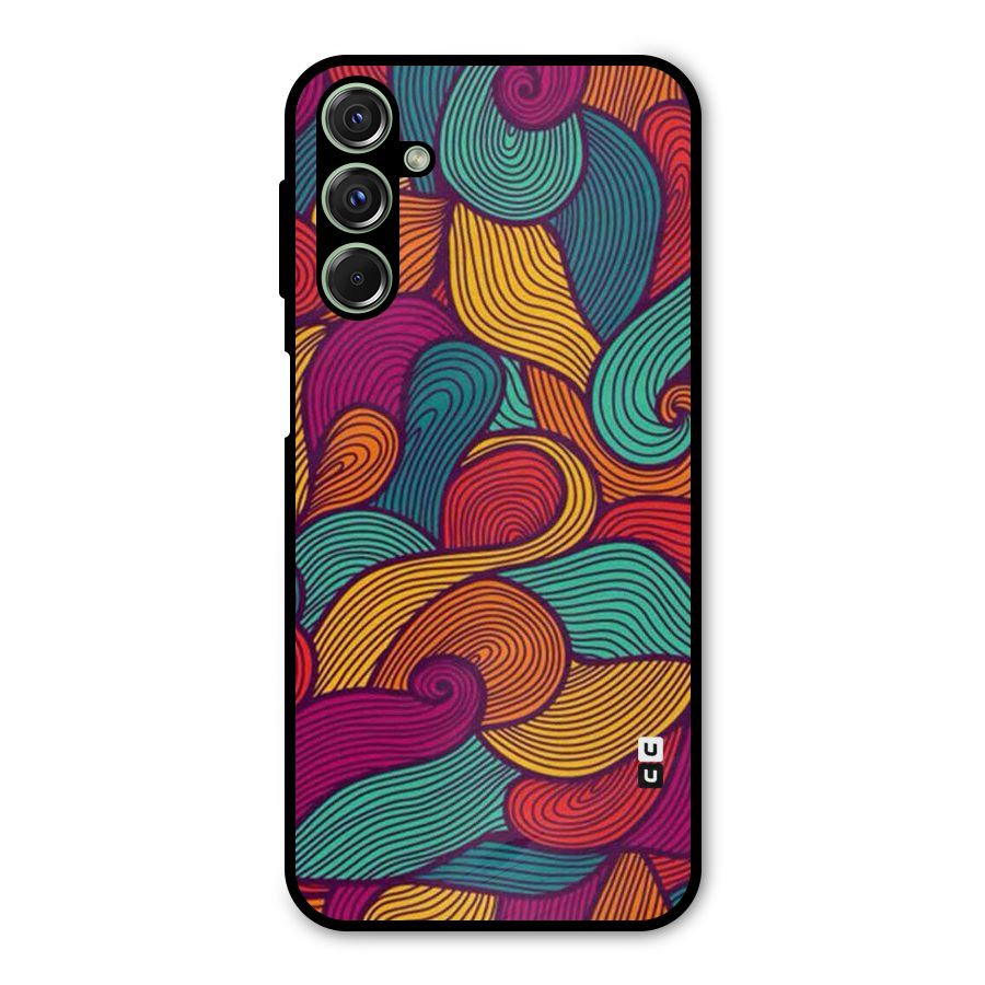 Whimsical Colors Metal Back Case for Galaxy F34
