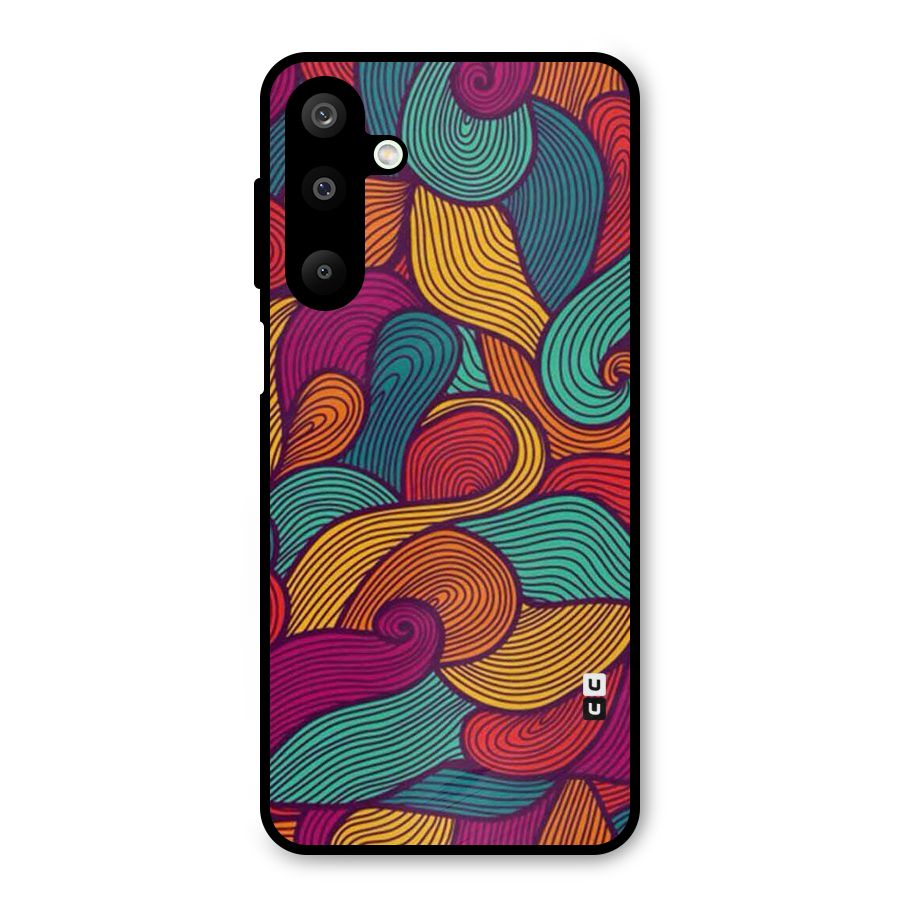 Whimsical Colors Metal Back Case for Galaxy M16