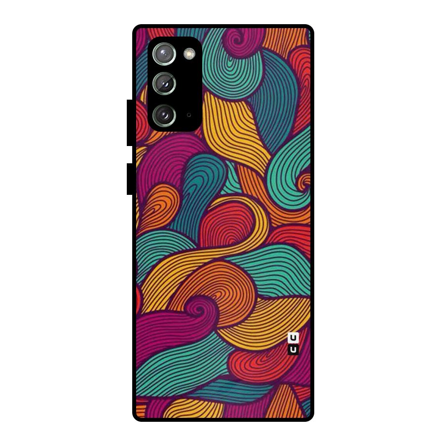 Whimsical Colors Metal Back Case for Galaxy Note 20