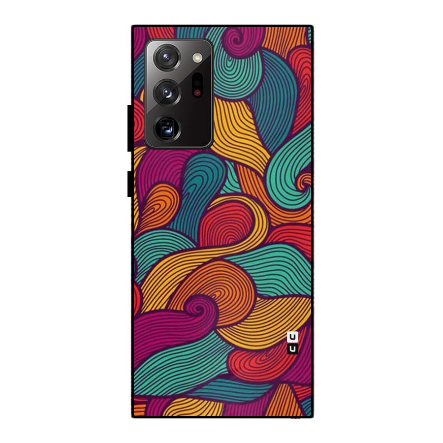 Whimsical Colors Metal Back Case for Galaxy Note 20 Ultra