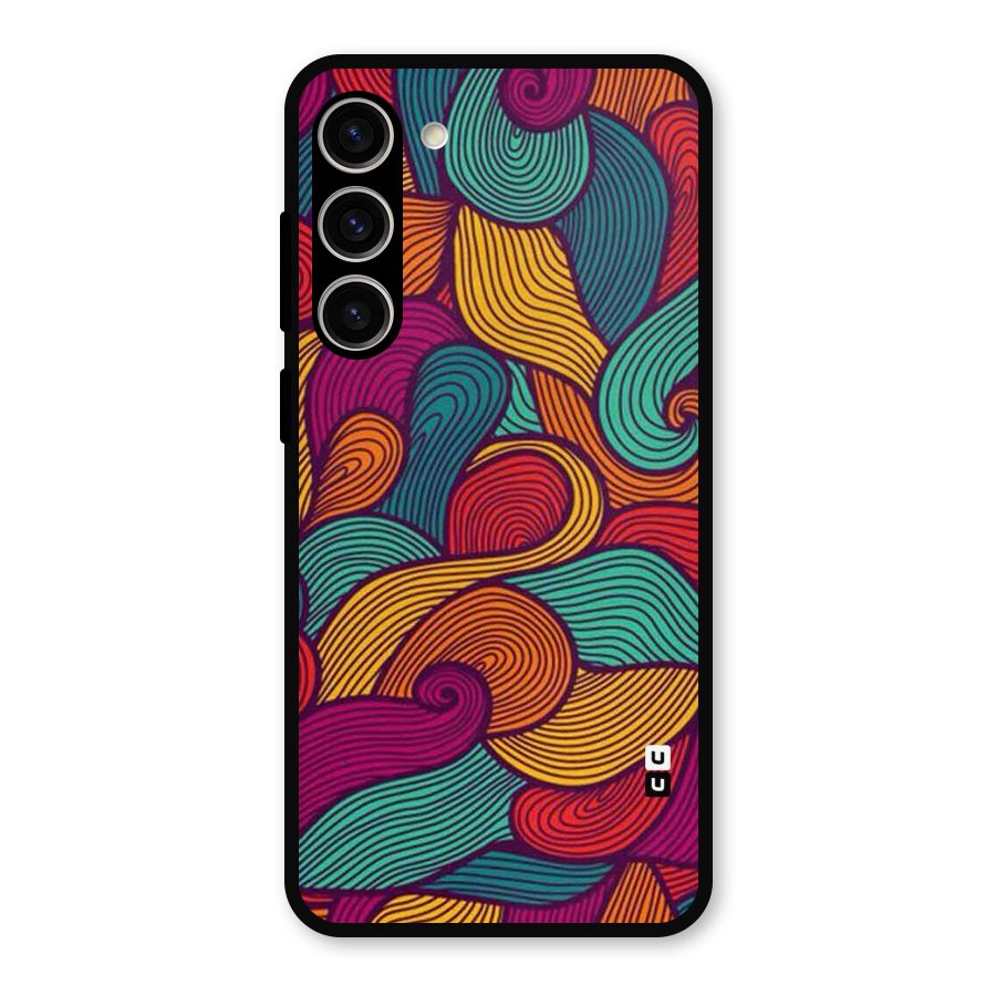 Whimsical Colors Metal Back Case for Galaxy S23 Plus