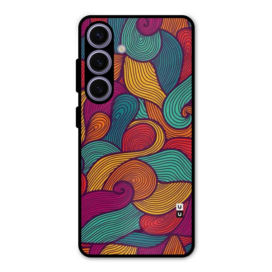 Whimsical Colors Metal Back Case for Galaxy S24