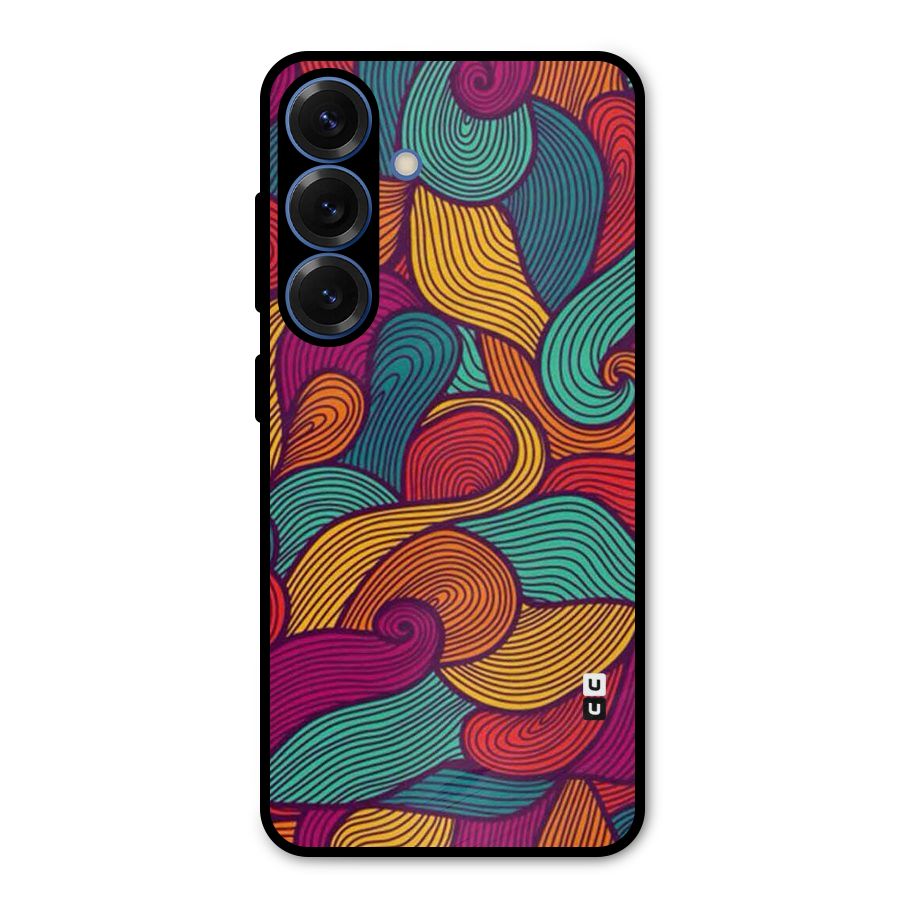Whimsical Colors Metal Back Case for Galaxy S25