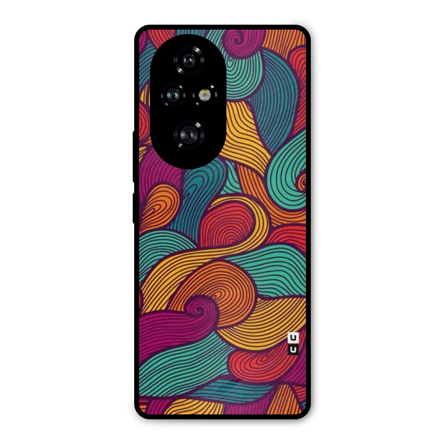 Whimsical Colors Metal Back Case for Honor 200 Pro