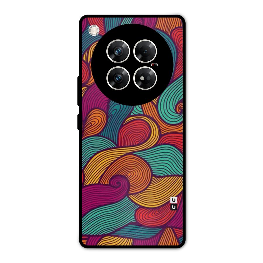 Whimsical Colors Metal Back Case for Infinix Zero 40 5G