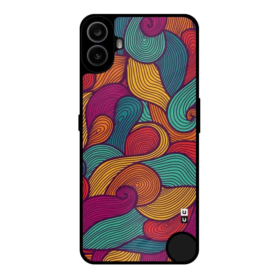 Whimsical Colors Metal Back Case for Nothing CMF Phone 1
