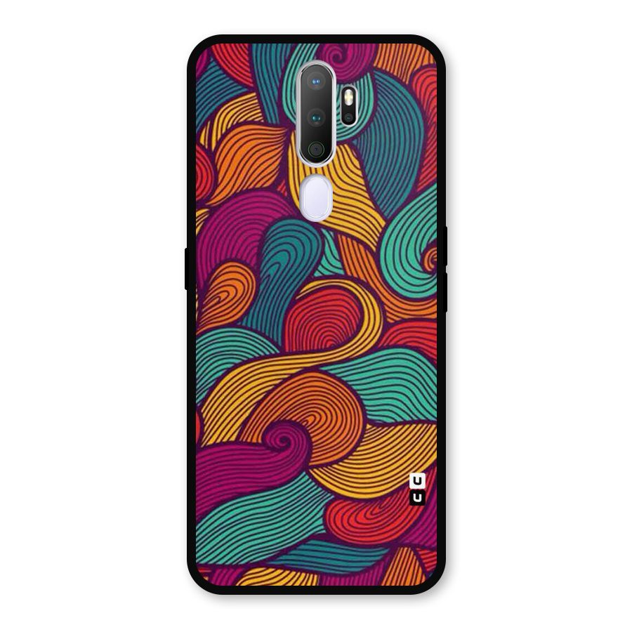 Whimsical Colors Metal Back Case for Oppo A9 (2020)