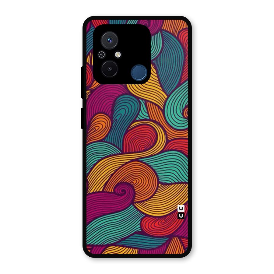 Whimsical Colors Metal Back Case for Poco C55