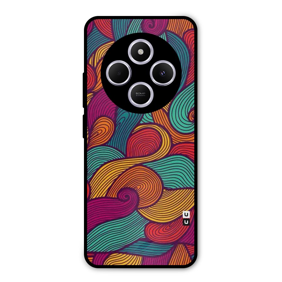 Whimsical Colors Metal Back Case for Poco C75 5G