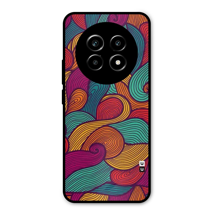 Whimsical Colors Metal Back Case for Realme 13 Pro