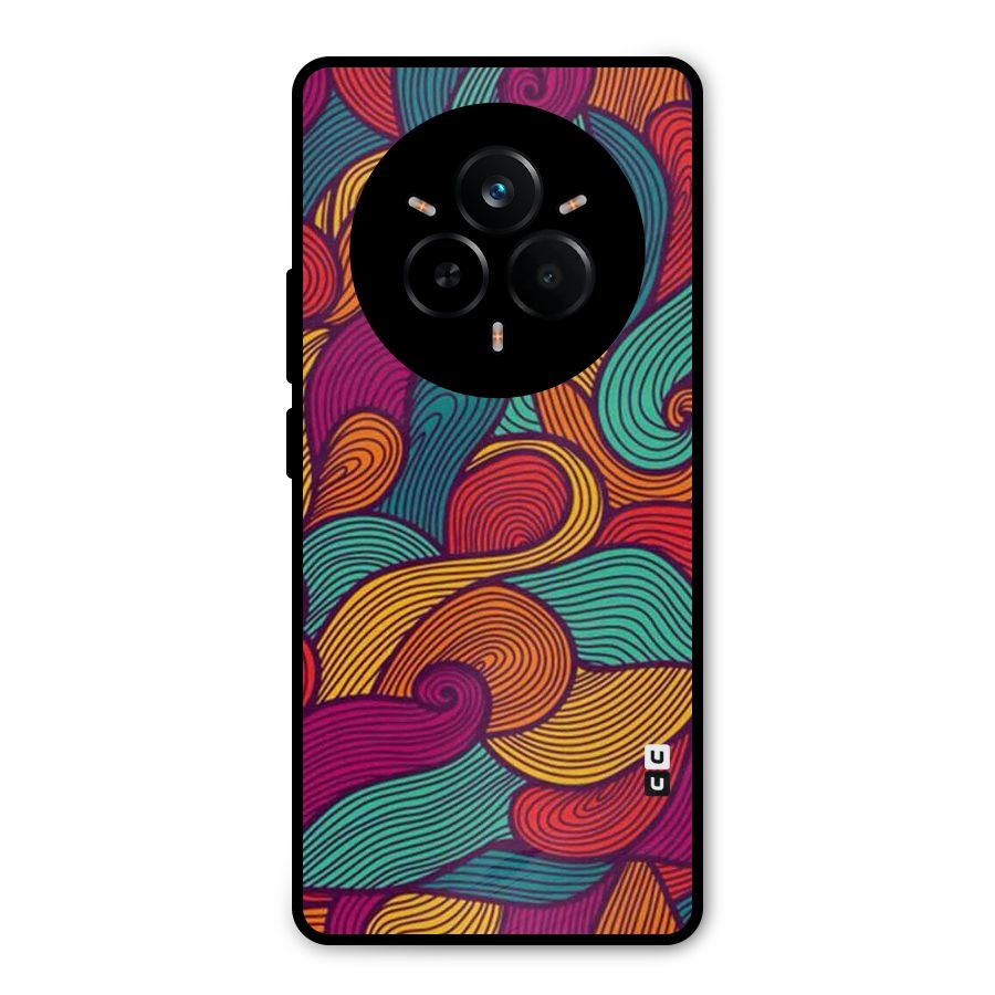 Whimsical Colors Metal Back Case for Realme 14 Pro
