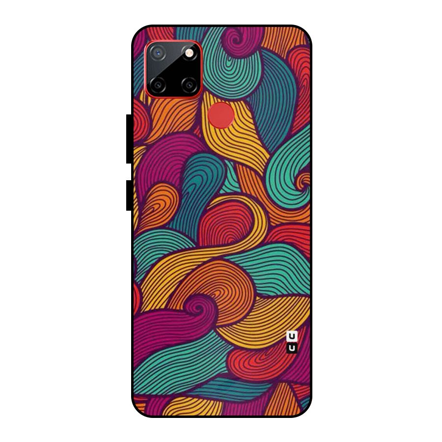 Whimsical Colors Metal Back Case for Realme C12