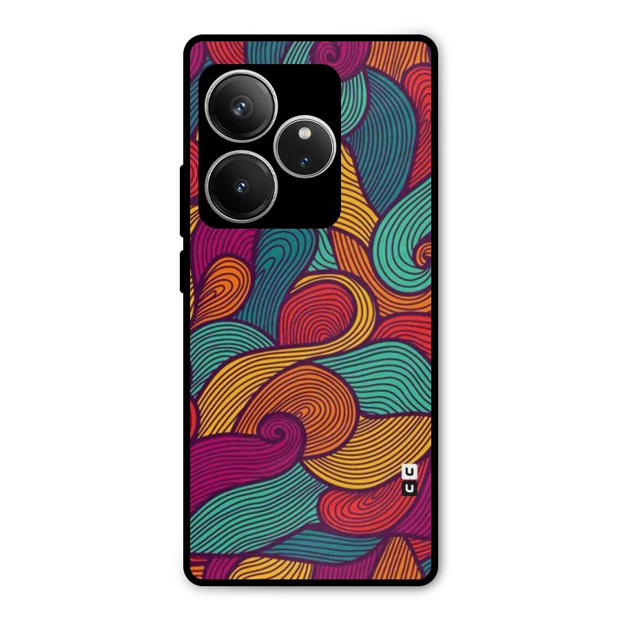 Whimsical Colors Metal Back Case for Realme GT 6