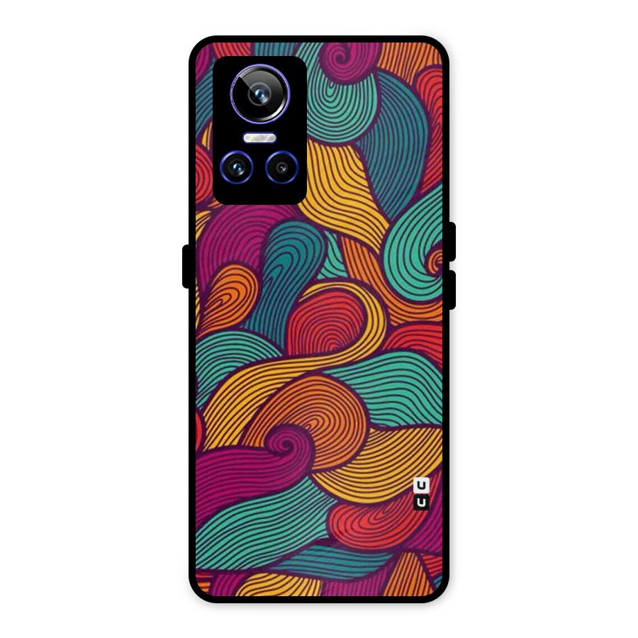 Whimsical Colors Metal Back Case for Realme GT Neo 3