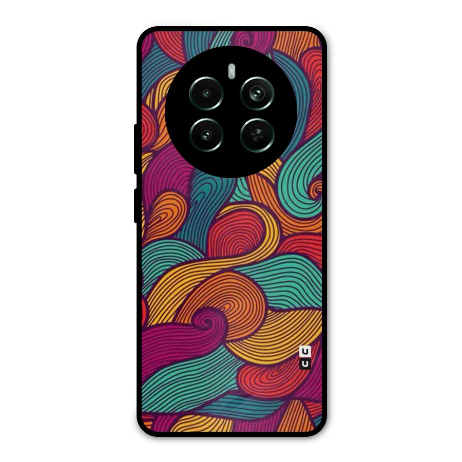 Whimsical Colors Metal Back Case for Realme Narzo 70 Pro