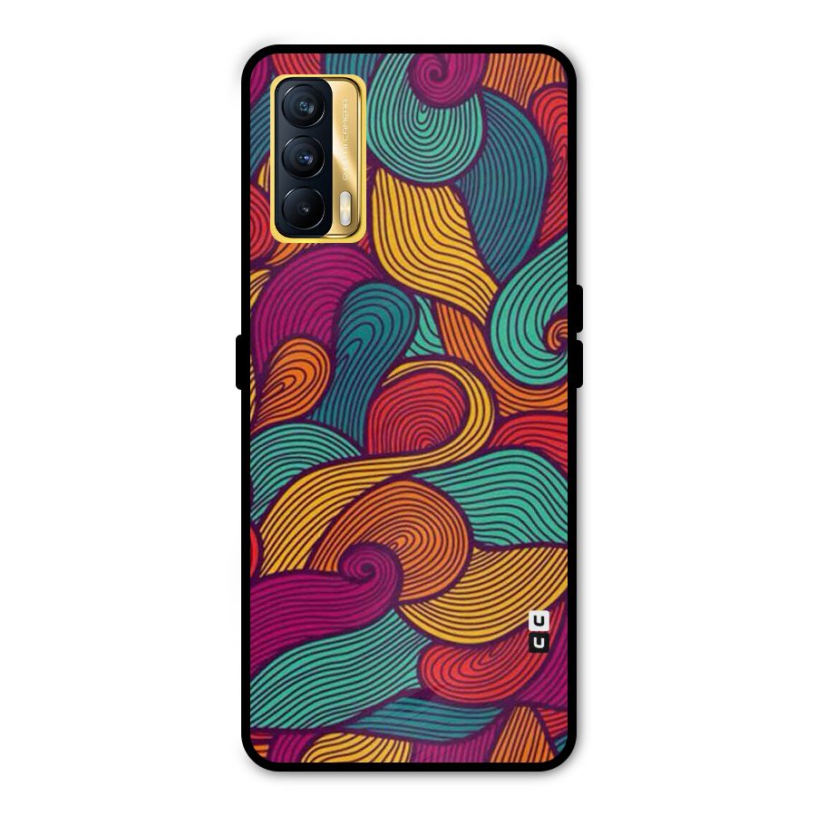 Whimsical Colors Metal Back Case for Realme X7