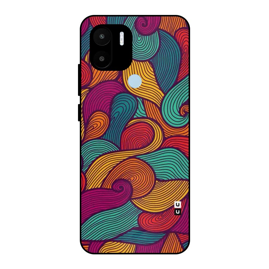 Whimsical Colors Metal Back Case for Redmi A2+