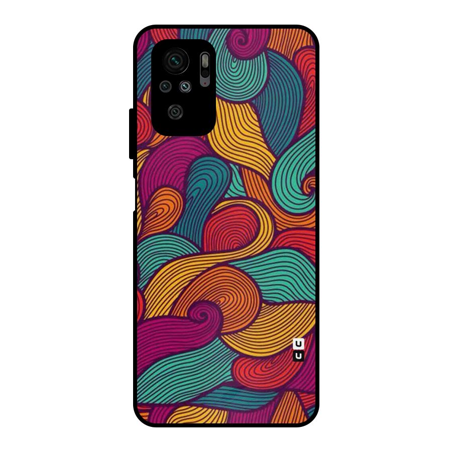 Whimsical Colors Metal Back Case for Redmi Note 10S