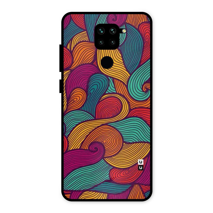 Whimsical Colors Metal Back Case for Redmi Note 9