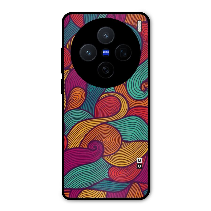 Whimsical Colors Metal Back Case for Vivo X200