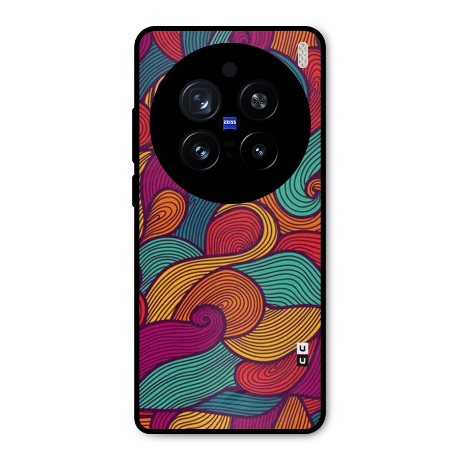 Whimsical Colors Metal Back Case for Vivo X200 Pro