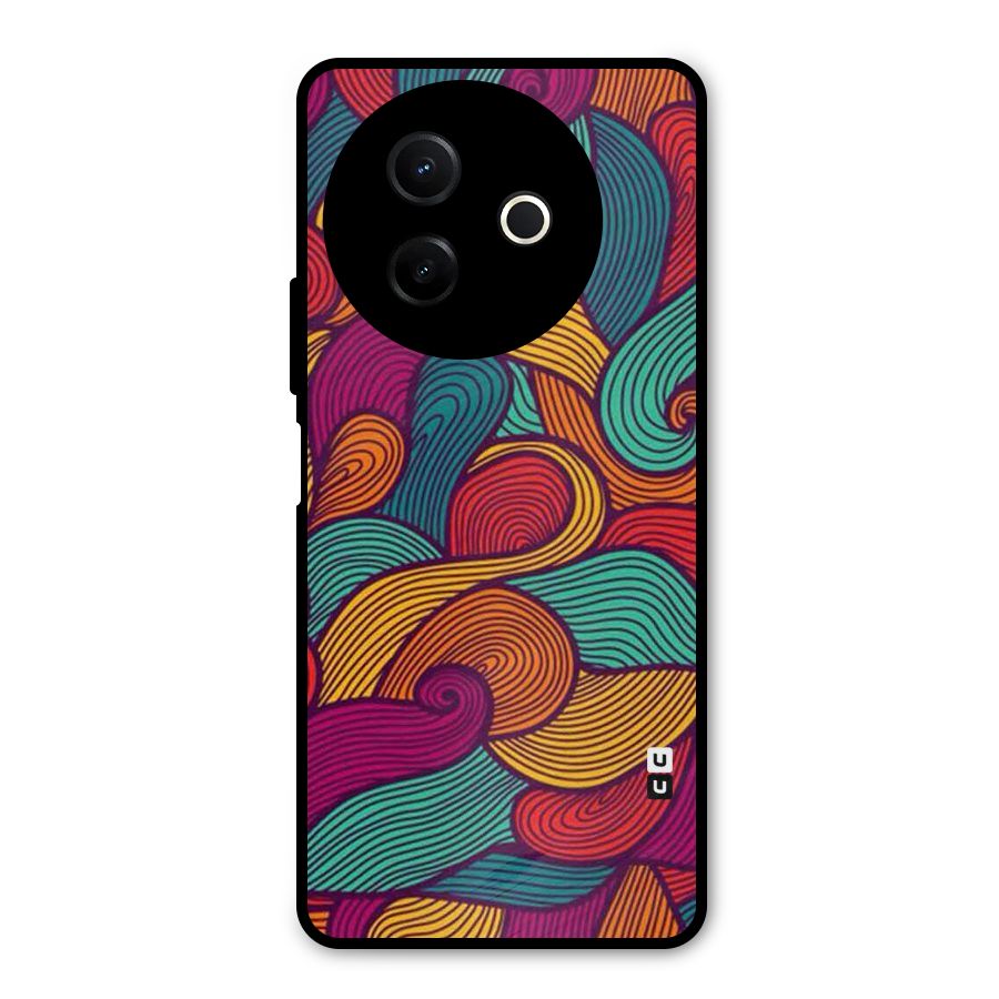 Whimsical Colors Metal Back Case for Vivo Y39