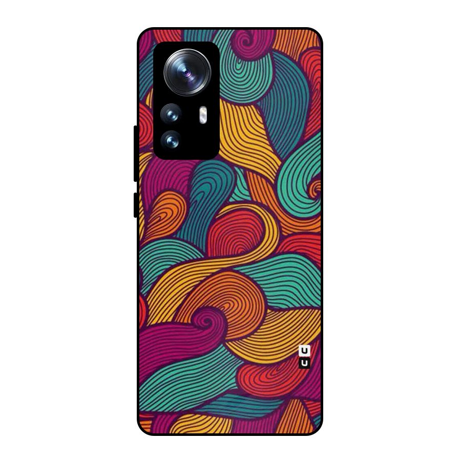 Whimsical Colors Metal Back Case for Xiaomi 12 Pro