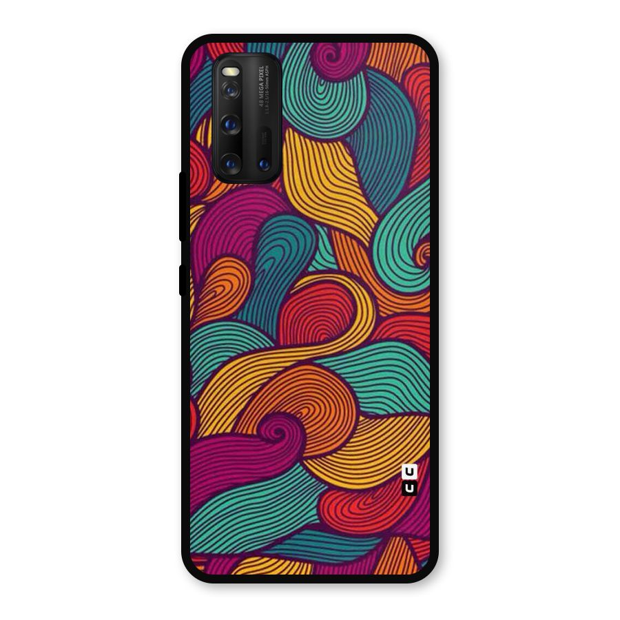 Whimsical Colors Metal Back Case for iQOO 3