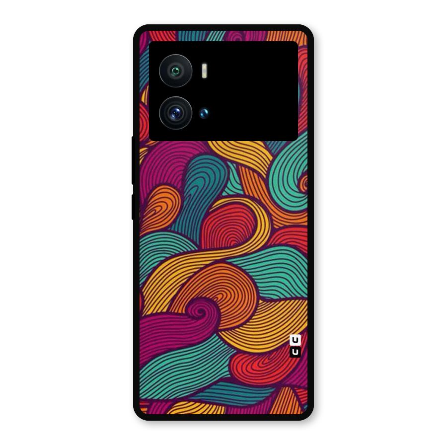 Whimsical Colors Metal Back Case for iQOO 9 Pro