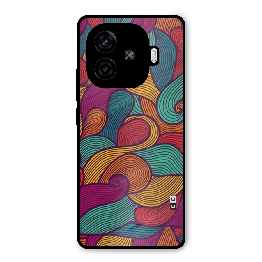 Whimsical Colors Metal Back Case for iQOO Neo 10R