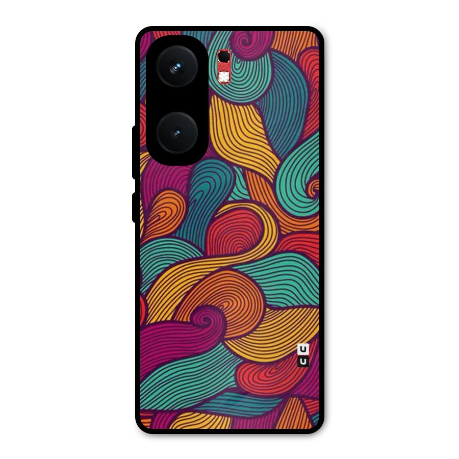 Whimsical Colors Metal Back Case for iQOO Neo 9 Pro