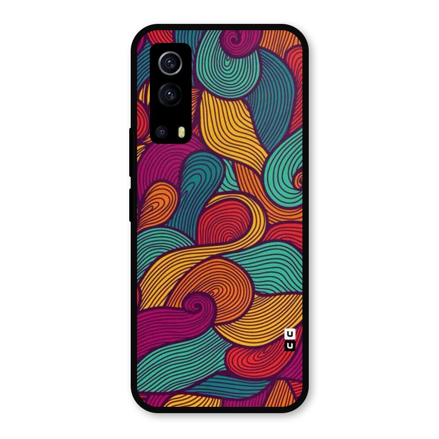 Whimsical Colors Metal Back Case for iQOO Z3