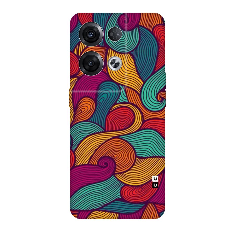 Whimsical Colors Original Polycarbonate Back Case for Oppo Reno8 Pro 5G