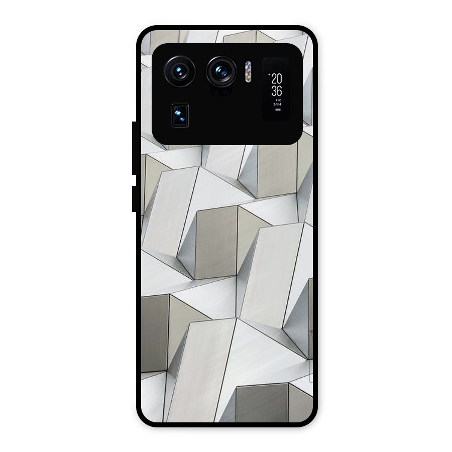 White Abstract Art Metal Back Case for Mi 11 Ultra