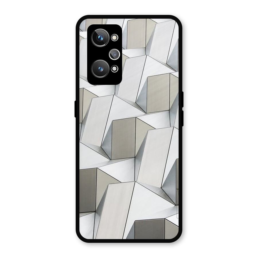 White Abstract Art Metal Back Case for Realme GT Neo 3T