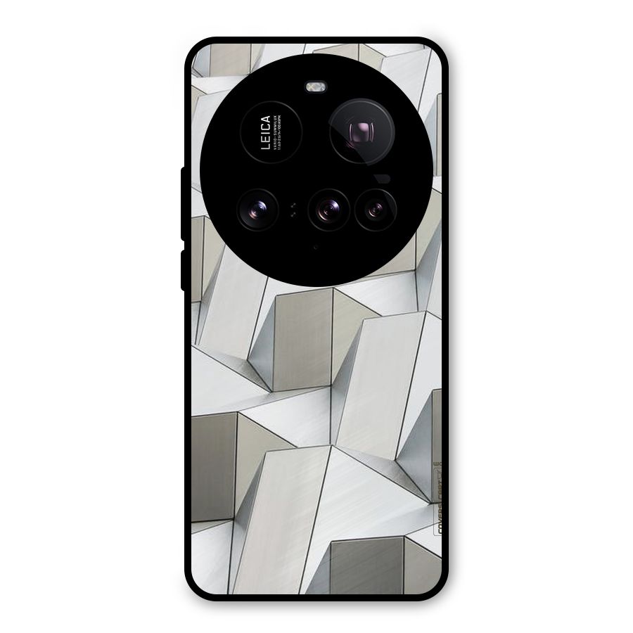 White Abstract Art Metal Back Case for Xiaomi 15 Ultra