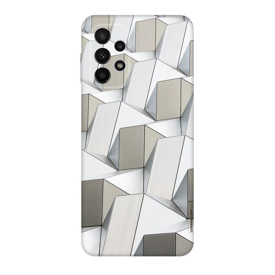 White Abstract Art Original Polycarbonate Back Case for Galaxy A23