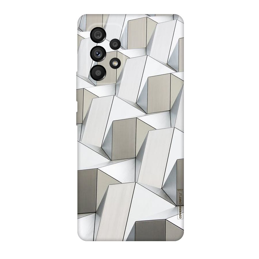 White Abstract Art Original Polycarbonate Back Case for Galaxy A53 5G